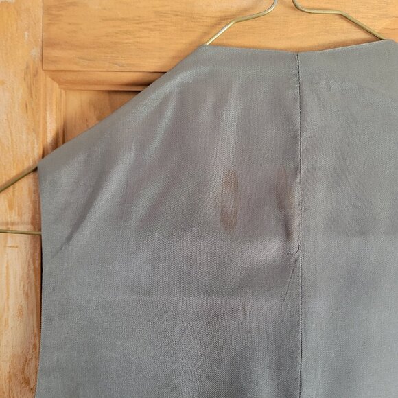 Men's Suit Jacket with Matching Vest, Size is approx. 46L - Picture 10 of 12